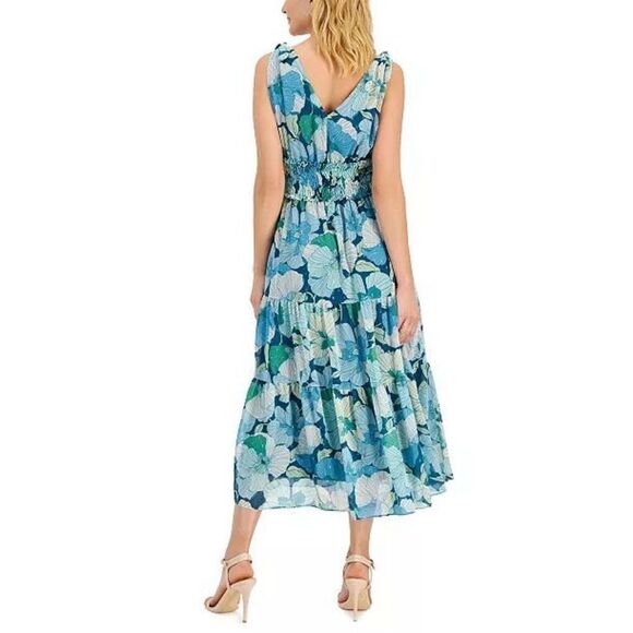 ✨Taylor Women's Smocked-Waist Maxi Sz 16W Dress✨ - Picture 5 of 15